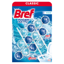 HENKEL Bref Power Aktív WC tisztító, golyós Mega Pack, 3DB-os 3X50g OCEAN tisztító- és takarítószer, higiénia