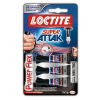 HENKEL Pillanatragasztó gél, 3 x 1 g, HENKEL "Loctite Super Attak Mini Trio PowerFlex Gel"