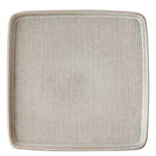 HENLEY szögletes lapos tányér 21 x 19 cm tányér és evőeszköz