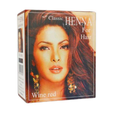 Henna Classic Classic Henna mélyvörös hajszínező por 100g hajfesték, színező