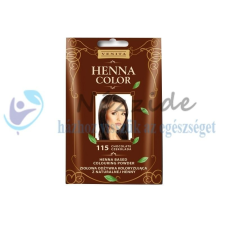 ,HENNA COLOR, Henna Color hajszinezőpor nr 115 csokoládé barna 25 g hajfesték, színező