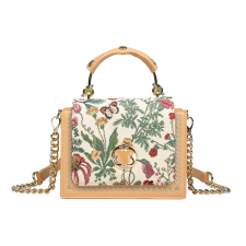  Henney Bear Kézi- És Válltáska -H-495-FLORAL SUMMER BEIGE- kézitáska és bőrönd