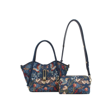 Henney Bear Kézi- És Válltáska Szett -H-1130-BLUE HUMMINGBIRD- kézitáska és bőrönd