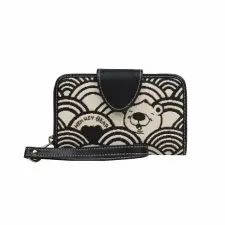  Henney Bear -Női Pénztárca -HW-118-BLACK WHITE WAVE- pénztárca