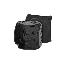 Hensel KF 0400 B fekete időjárásálló kábelösszekötő doboz villanyszerelés