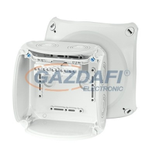 Hensel KF 0604 G Időjárásálló kábelösszekötő doboz, 130x130x77 mm, IP66/67 villanyszerelés