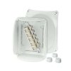 Hensel Kötődoboz 5x4x25mm2 falonkívüli 205mmx 255mmx 112mm szürke műanyag IP66 12 DK 2525 GZ Hensel - 62000162