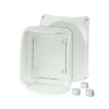 Hensel Kötődoboz falonkívüli 205mmx 255mmx 112mm szürke műanyag IP66 12 DK 2500 GZ Hensel - 62000161