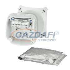 Hensel WP 0202 G Vízálló kábelösszekötő doboz kiöntőmasszával, 93x93x62 mm, IP68 villanyszerelés