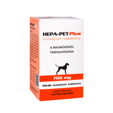  Hepa Pet Plus tabletta 700mg 60 db vitamin, táplálékkiegészítő kutyáknak