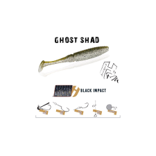 HERAKLES GHOST SHAD 10cm BLACK IMPACT csali