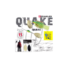 HERAKLES SPINNERBAIT QUAKE 1 1/2oz 42gr Black/Red csali