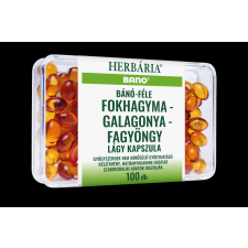 Herbária Bano-féle Fokhagyma-Galagonya-Fagyöngy lágy kapszula, 100db vitamin és táplálékkiegészítő