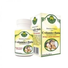Herbária C-vitamin+rutin tabletta - 60db vitamin és táplálékkiegészítő