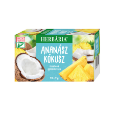 Herbária Herbária ananász kókusz ízesítésű gyümölcstea 20x2g 40 g tea