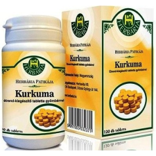 Herbária Herbária kurkuma gyömbérrel kapszula 120db vitamin és táplálékkiegészítő