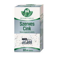  Herbária Szerves Cink tabletta 60 db vitamin és táplálékkiegészítő
