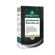 Herbatint 1N Fekete hajfesték, 170 ml (120 ml festék + 50 ml kondicionáló) hajfesték, színező