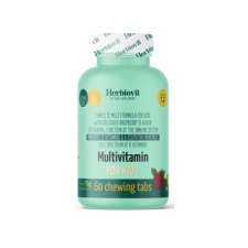 Herbiovit Kft Herbiovit Multivitamin for Kids rágótabletta 60 db vitamin és táplálékkiegészítő
