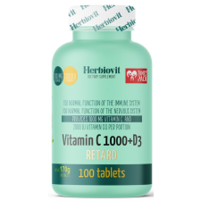 Herbiovit Vitamin C1000+D3 Retard 100 tabletta reform élelmiszer