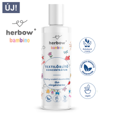 Herbow Bambino öblítő koncentrátum illat- és allergénmentes 200ml tisztító- és takarítószer, higiénia