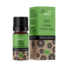  Herbys bio lime fűszercsepp 5 ml alapvető élelmiszer