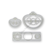  Hercegnő hintó fondant kiszúró készlet konyhai eszköz