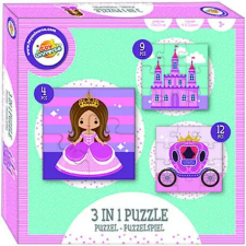  Hercegnő Magic puzzle 3 az 1-ben puzzle, kirakós