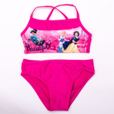 Hercegnők kislány fürdőruha - kétrészes fürdőruha - pink - 110 gyerek fürdőruha