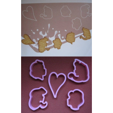  Hercegnős sütemény/ keksz kiszúró szett sütés és főzés