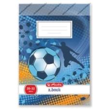 Herlitz 2. osztályos vonalas füzet, Focis/Soccer (A5/16-32) füzet