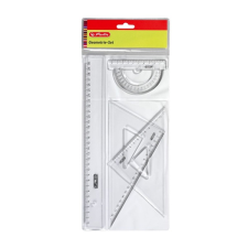 Herlitz 4 részes vonalzókészlet (08700403) vonalzó