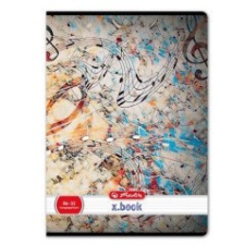 Herlitz A4 Hangjegyfüzet, A4/86-32, Mintás- Herlitz füzet