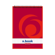 Herlitz A6 50 lapos kockás spirálblokk (110635) füzet