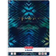 Herlitz Batik Fearless A4 80lapos perforált kockás spirálfüzet (HERLITZ_50044153) füzet