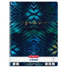 Herlitz : Batik Fearless négyzetrácsos spirálfüzet, A4 füzet