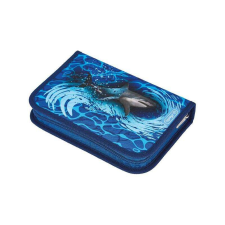 Herlitz Blue Shark 31 részes 2-klapnis töltött tolltartó tolltartó