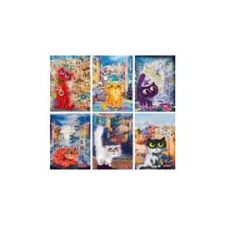 Herlitz Crazy Cats PP A5 60lapos kockás füzet (HERLITZ_09575382) füzet