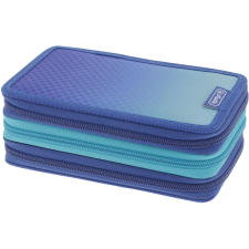 Herlitz DipDye TriCase 3 emeletes tolltartó - Kék/Türkiz (50046348) tolltartó