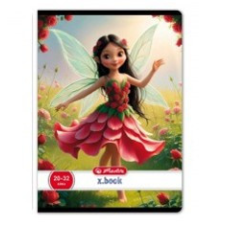 Herlitz Fairy sima füzet, A5/20-32 füzet