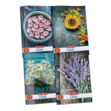 Herlitz Flower A4 87-32 kockás füzet (09088386) füzet