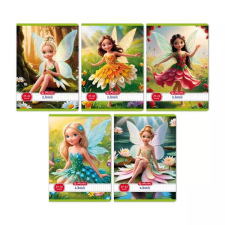 Herlitz Flower Fairy: A5-ös négyzetrácsos füzet, 27-32 - többféle füzet