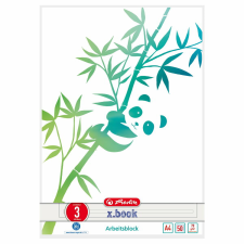 Herlitz GREENline Panda 50 lapos A4 vonalas füzet (50039913) füzet
