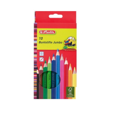 Herlitz Hatszögletű Színes ceruza vegyes szín - 10 db/csomag színes ceruza