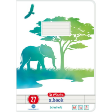 Herlitz Heft GREENline Elefant 16 lapos A4 vonalas füzet (50039982) füzet