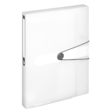 Herlitz Hungária Kft. Herlitz Füzetbox A4 PP Pastel átlátszó fehér irattartó