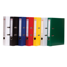 Herlitz Hungária Kft. Herlitz Iratrendező A4 5cm élvédős  cserélhető címkés kék gyűrűskönyv