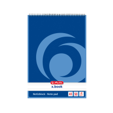 Herlitz Hungária Kft. Herlitz Spirálblokk A5, 50 lapos, vonalas füzet