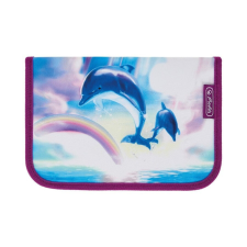 Herlitz kihajtható tolltartó, Delfin, 2 klapnis (üres) tolltartó