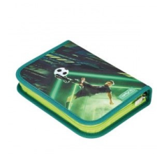 Herlitz kihajtható tolltartó, Game Champion/Focis, 1 klapnis (üres) tolltartó